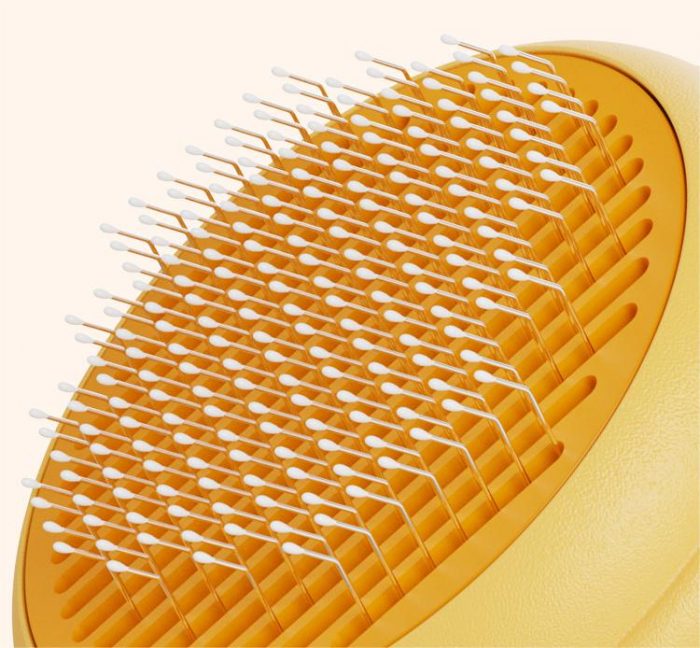 Cat Grooming Brush Self Cleaning Comb Grooming