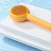 Cat Grooming Brush, Self Cleaning Slicker Brushes for Dogs Cats Pet Grooming Brush Tool Gently Removes Loose Undercoat