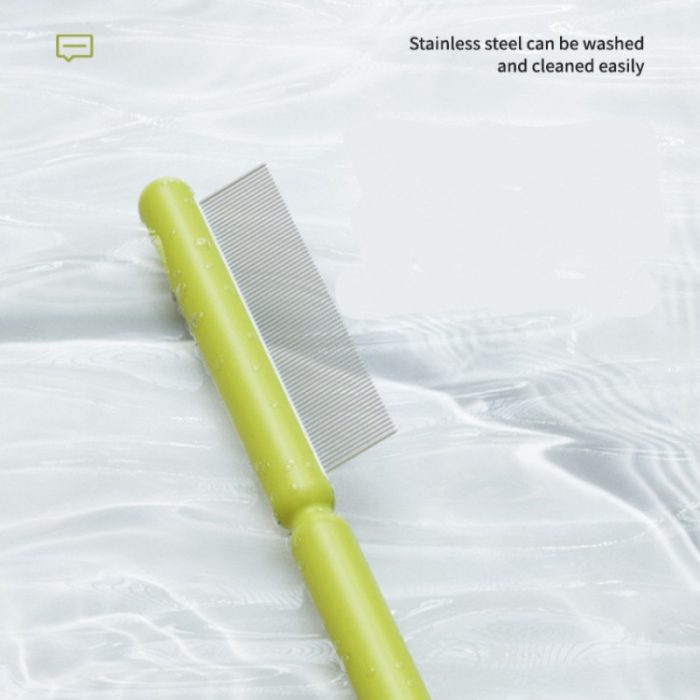 Stainless steel fine-toothed comb (3) hot selling beauty Stainless steel fine-toothed comb for detangled hair combing for dogs cats