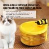 Large smart pet water fountain translucent automatic smart pet water dispenser drinking fountain