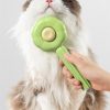 Cat Grooming Brush for Shedding Long or Short Haired Cats, , Removes Mats, Tangles and Loose Fur