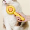 Cat Grooming Brush for Shedding Long or Short Haired Cats, , Removes Mats, Tangles and Loose Fur