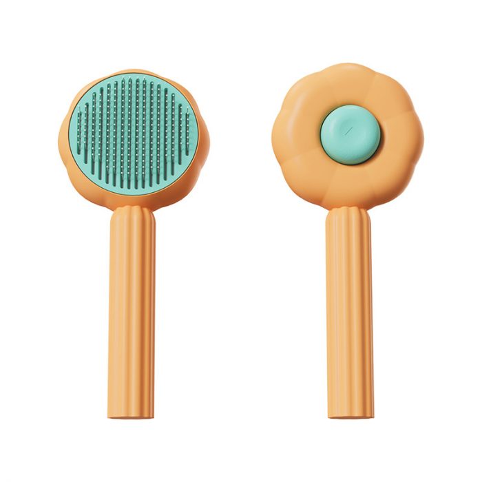 chicken pet brush (4) Cat Grooming Brush for Shedding Long or Short Haired Cats, , Removes Mats, Tangles and Loose Fur