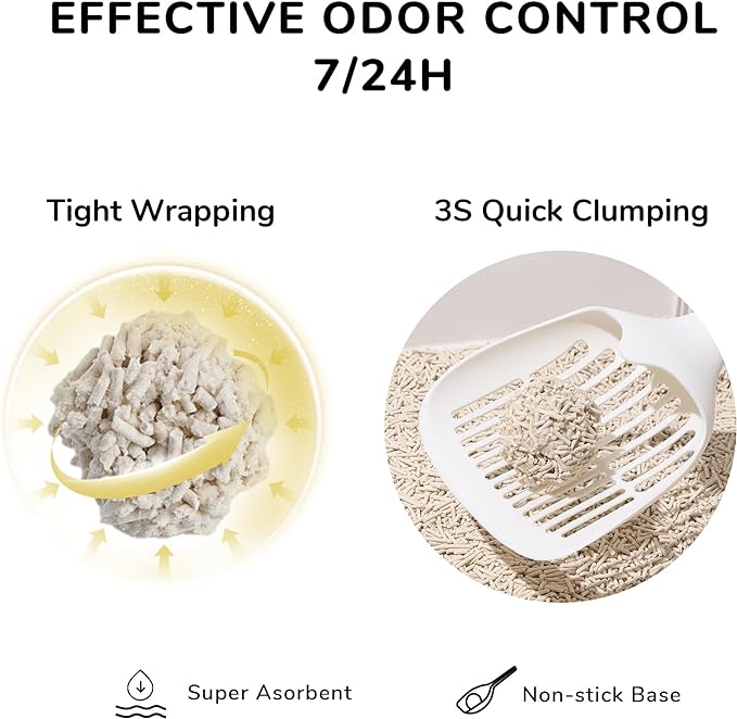 wholesale-oem-natural-dust-free-low-tracking-2-3mm-tofu-cat-litter-5 Wholesale OEM Natural Dust Free Low Tracking 2-3mm Tofu Cat Litter
