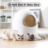 Litter Box for Cat Toilet Replacement Sandboxes for Automatic Cleaning Cats Semi