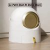 Litter Box for Cat Toilet Replacement Sandboxes for Automatic Cleaning Cats Semi