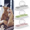 OEM-Custom Pet Dog Plastic Raised Cat Food Bowl Water Elevated Slow Feeder Cat Bowl