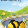 Little Bee Shape Smart Rechargeable Pet Toy Car Interactive Electric Cat