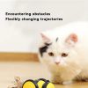 Little Bee Shape Smart Rechargeable Pet Toy Car Interactive Electric Cat