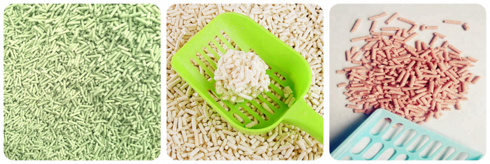 Detail-03 OEM-Natural Safe Odor Control Dust Free Clumping Plant Tofu Cat litter Kitty Litter