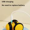 Little Bee Shape Smart Rechargeable Pet Toy Car Interactive Electric Cat