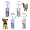 Good Quality Portable Convenient Dog Bowl With  Kitten Feeding Water Bottle Outdoor