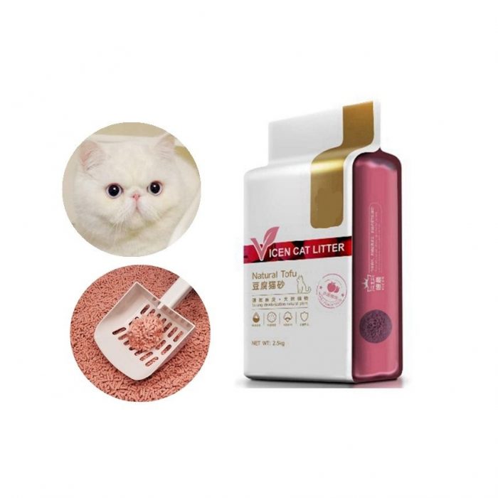Main-01 OEM-Natural Safe Odor Control Dust Free Clumping Plant Tofu Cat litter Kitty Litter