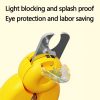 Unique Bee Design Pet Grooming Products Built-in Nail File Pet Nail Clippers With LED Light