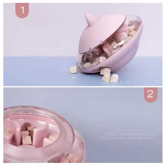Pet Feeder for Dog Accessories (8) Interactive Pet Leaking Food Dog Toys Slow Feeder Leakage Device Dog Flying Disc Puzzle