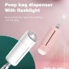 OEM-Wholesale Scented Disposable Dog Poop Bags Eco Friendly Bio Degradable Pet with Flashlight