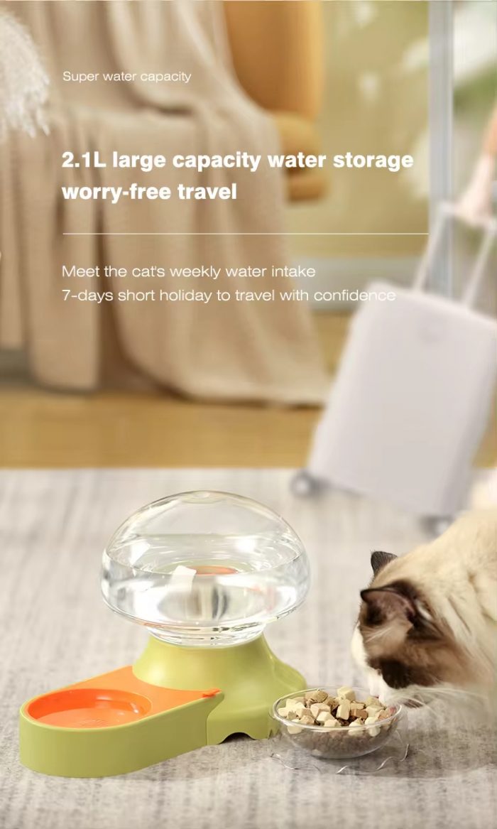 Wireless Filtered Automatic Water Dispenser For Pets (11) Jellyfish Shaped Pet Water Fountain Pet Bowls Feeders Wholesale Wireless Filtered Automatic Water Dispenser For Pets