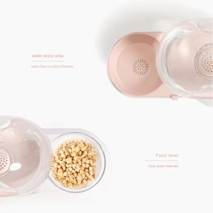 oem-snail-shaped-2-in-1-cat-dog-bowl-pet-feeder-automatic-filter-dispenser-fountain-Main-06 OEM Snail-shaped 2 in 1 Cat/Dog Bowl Pet Feeder Automatic Filter Water Dispenser Fountain