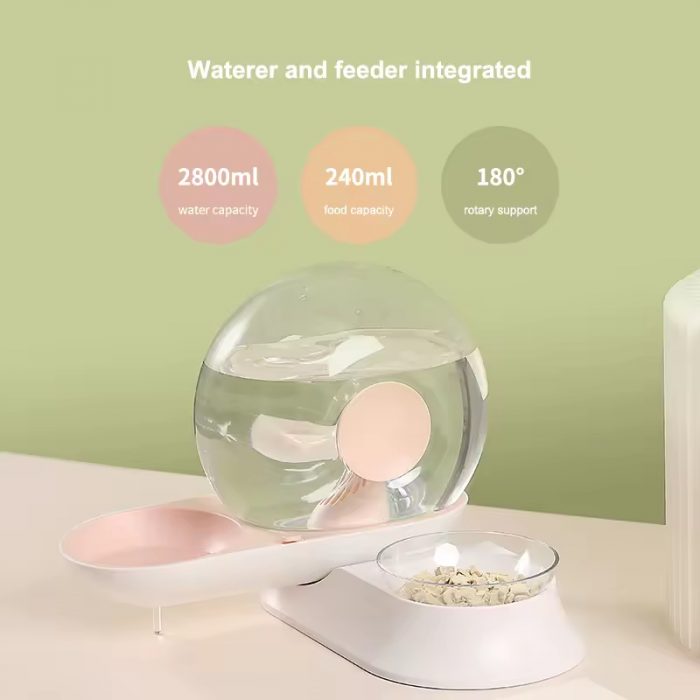 oem-snail-shaped-2-in-1-cat-dog-bowl-pet-feeder-automatic-filter-dispenser-fountain-Main-07 OEM Snail-shaped 2 in 1 Cat/Dog Bowl Pet Feeder Automatic Filter Water Dispenser Fountain