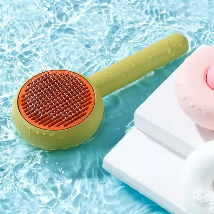 oem-wholesale-donut-pet-grooming-brush-comb-14 OEM Wholesale Donut Pet Grooming Brush Needle Comb