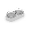 OEM Wholesale Hexagonal Double Bowl Anti-Slip Pet Cat Bowl