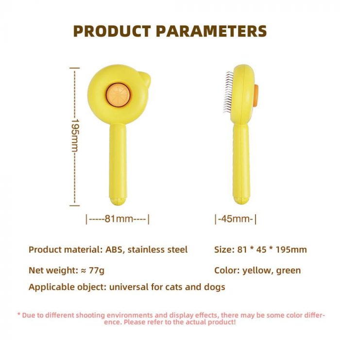 oem-wholesale-lemon-cat-hair-comb-grooming-brush-Main-06 OEM Wholesale Lemon Cat/dog Hair Comb Grooming Brush