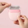 OEM Wholesale Pebble Shape Portable Pet Comb Massage Grooming Brush