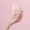 OEM Wholesale Pebble Shape Portable Pet Comb Massage Grooming Brush