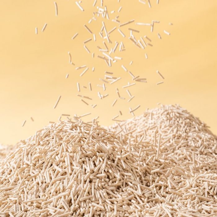tofu cat litter (15) OEM_ODM Tofu Cat Litter Clumping Clean Blue Bulk Flushable Strip Tofu Cat Litter Wholesale