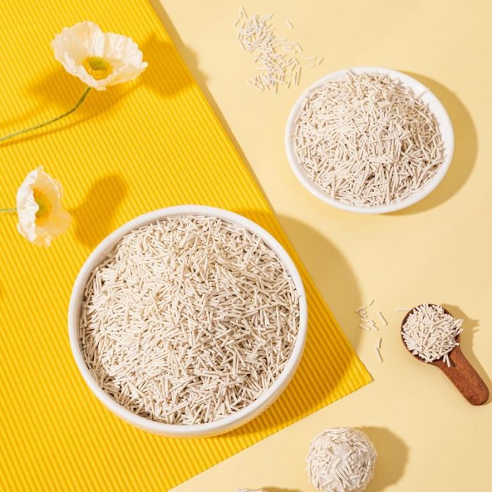 tofu cat litter (16) OEM_ODM Tofu Cat Litter Clumping Clean Blue Bulk Flushable Strip Tofu Cat Litter Wholesale
